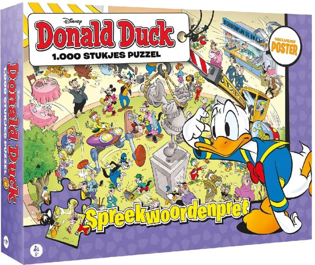 Disney Donald Duck Puzzel Spreekwoordenpret 1