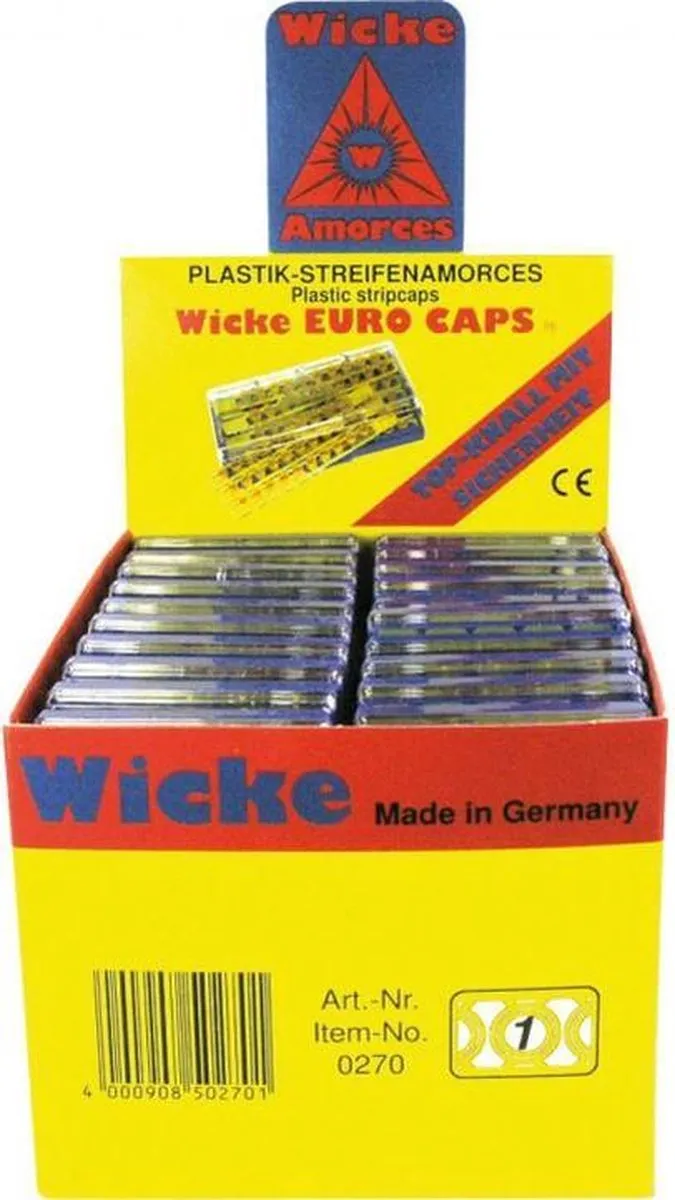 Johntoy Wicke Ammorces Knalpatronen Strip 300 Stuks