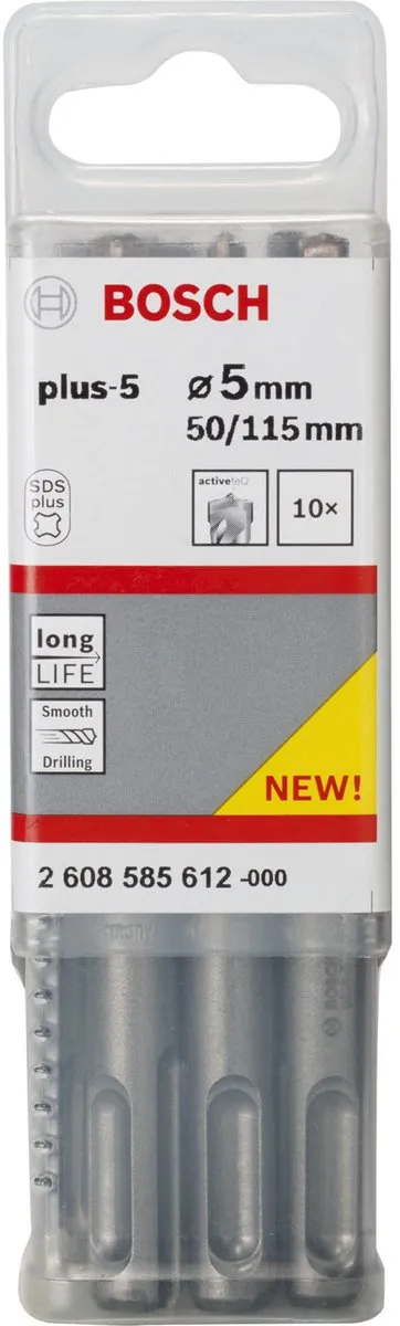 Bosch Hamerboren SDS-plus-5 5mm - 10 Stuks