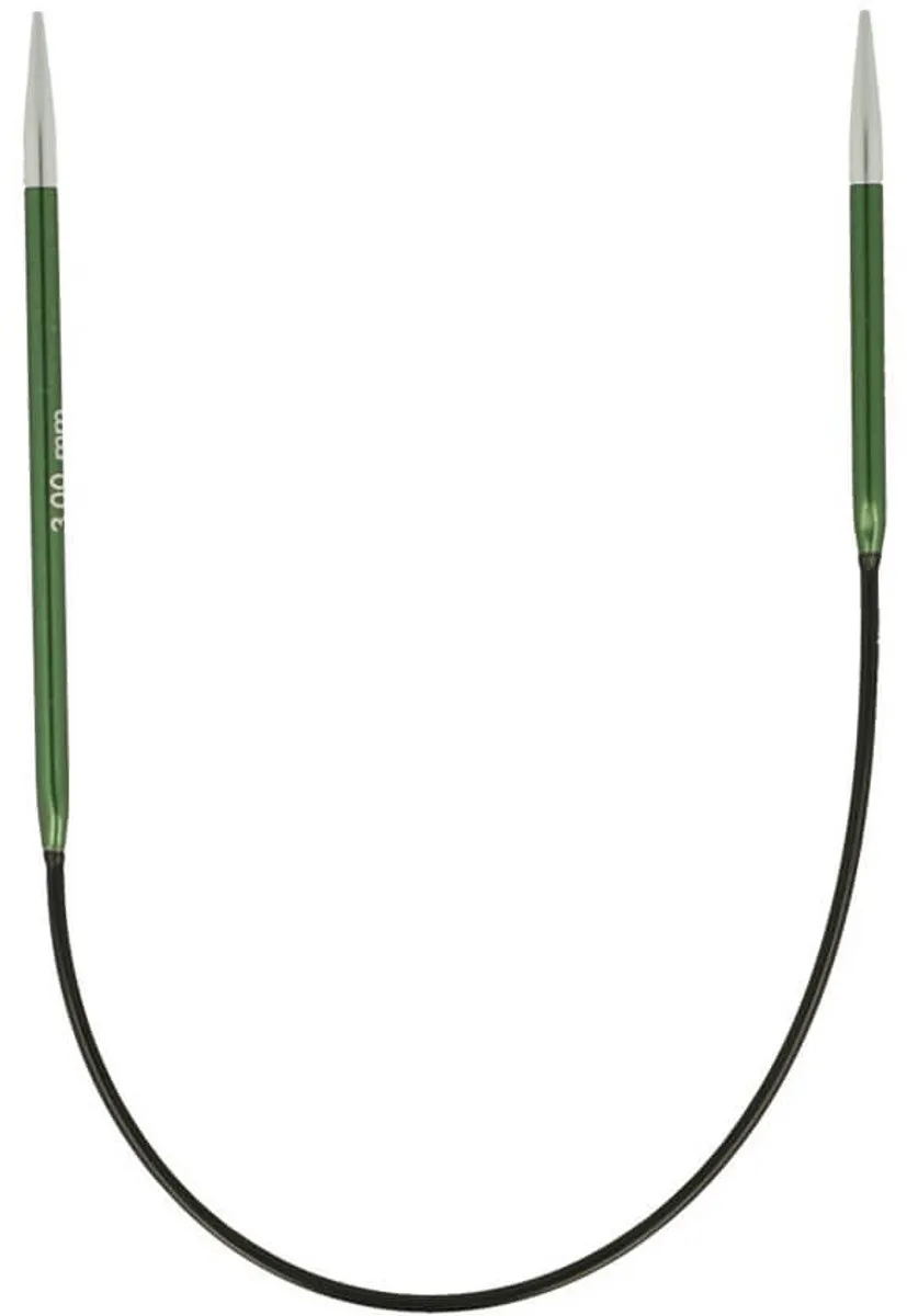 KnitPro Zing Rondbreinaalden 25cm 3mm