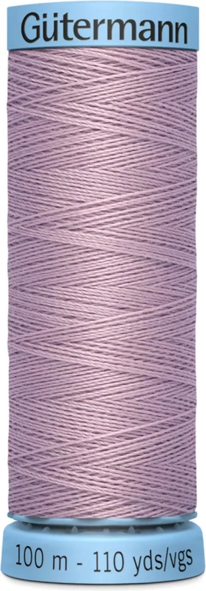 Gutermann Zijde Garen 100m - Kleur 568 Zwart/Grijs/Wit