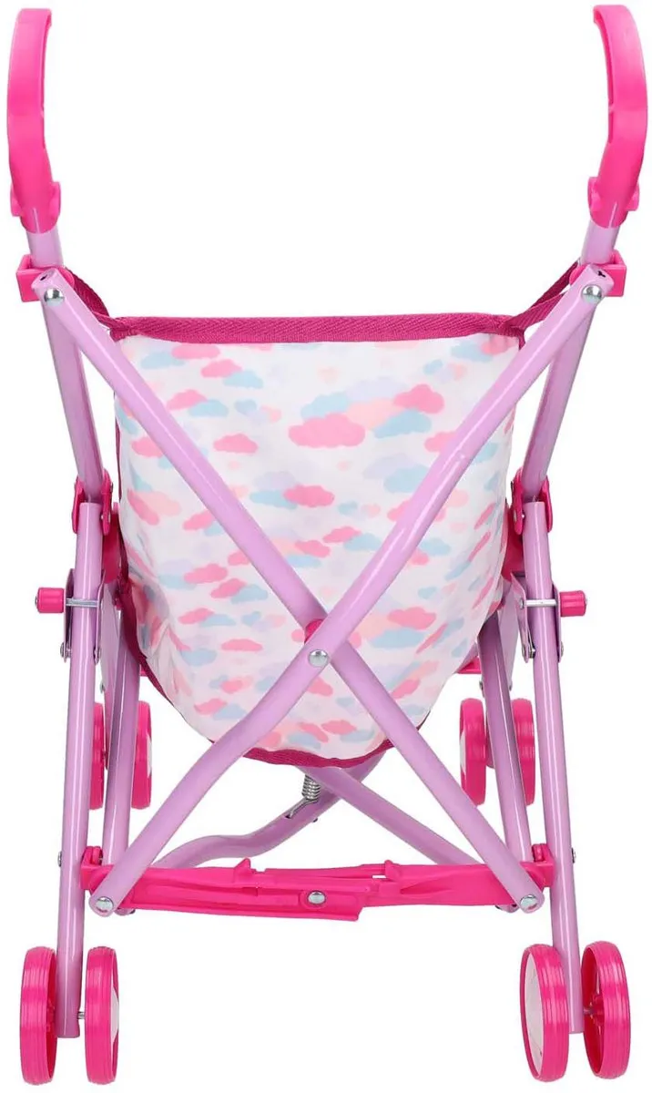 Jono Toys Poppenbuggy Wolken - Roze