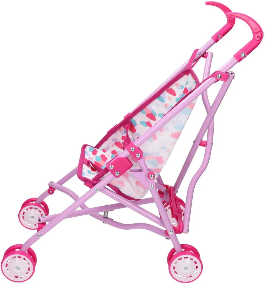 Jono Toys Poppenbuggy Wolken - Roze