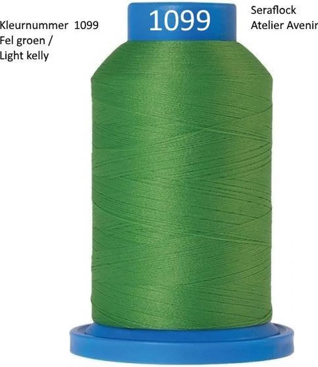 Amann Mettler Seraflock 1000mt Lockgaren - Lichtgroen