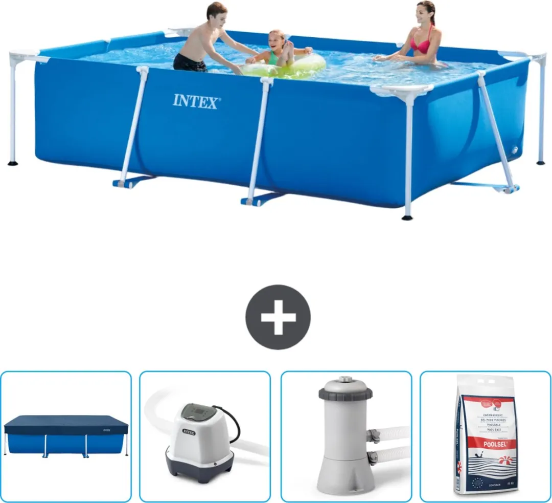 Intex Rechthoekig Frame Zwembad 300x200x75cm