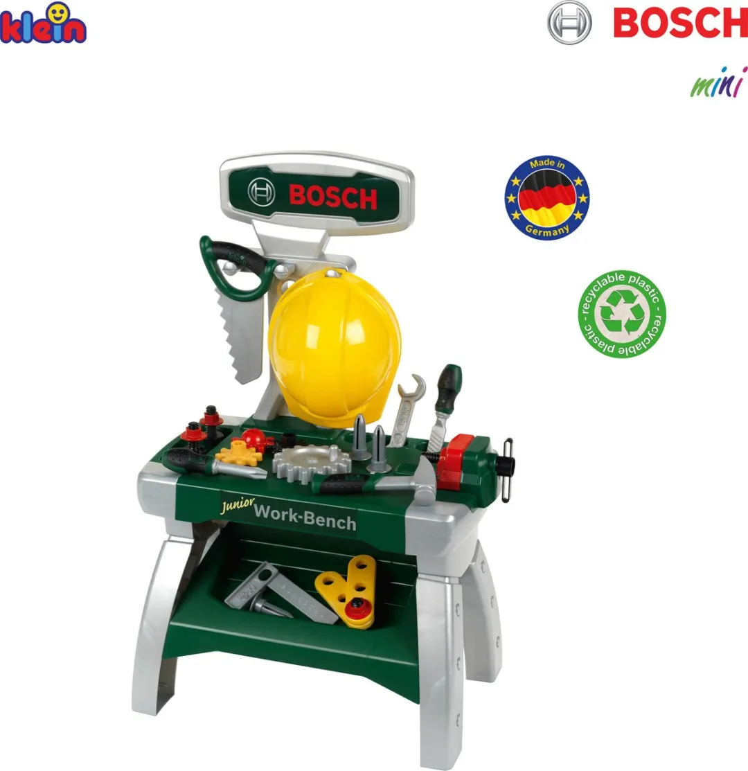Klein Toys Bosch Junior Werkbank - Groen