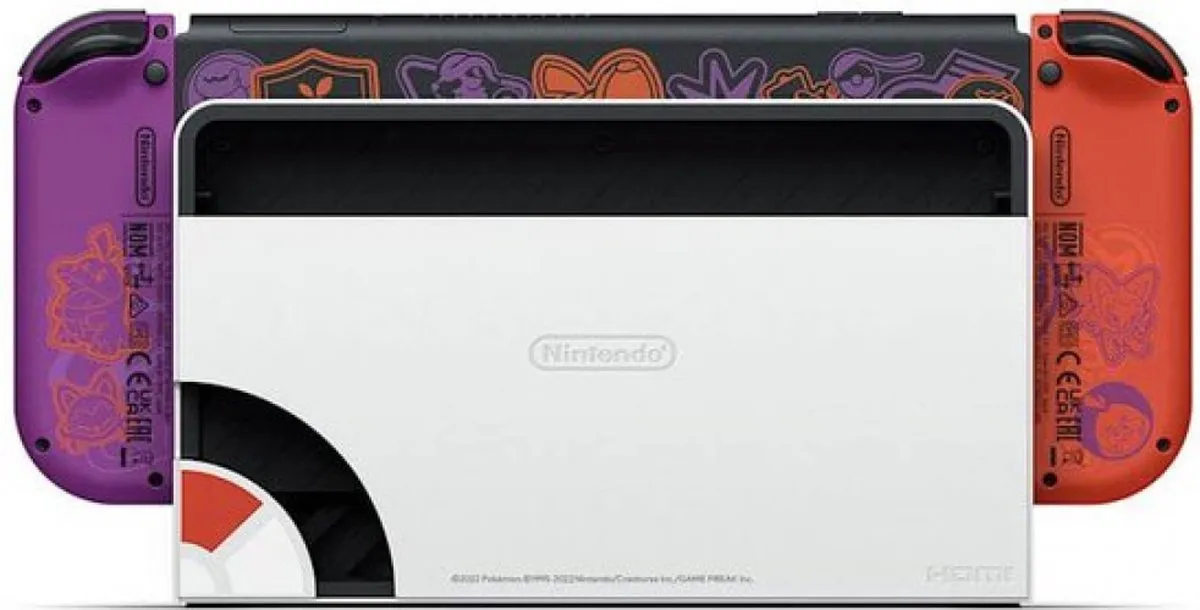 Nintendo Switch OLED Pokémon Scarlet & Violet Editie 64GB - afbeelding 6 van 6
