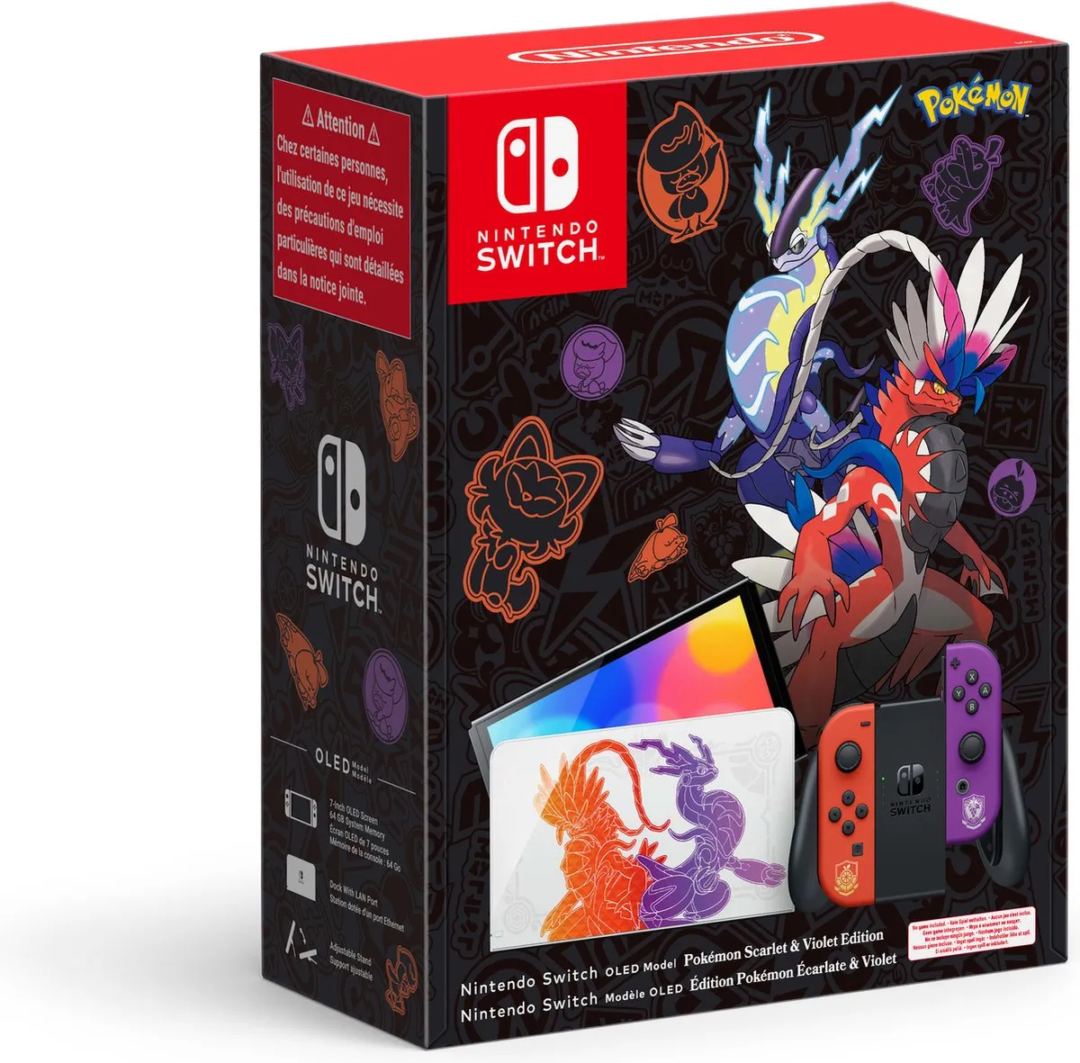 Nintendo Switch OLED Pokémon Scarlet & Violet Editie 64GB
