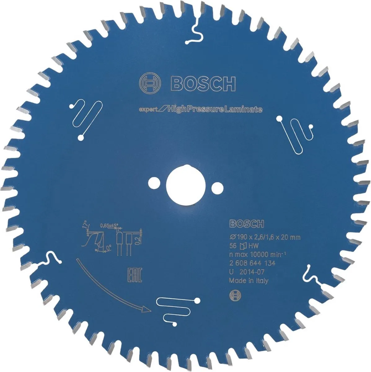 Bosch Professional Cirkelzaagblad Expert for Wood 190mm - 40 Tanden