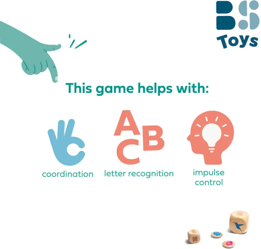 BS Toys Vogels in Actie - Houten spel - 2-4 spelers - MPN 95049080
