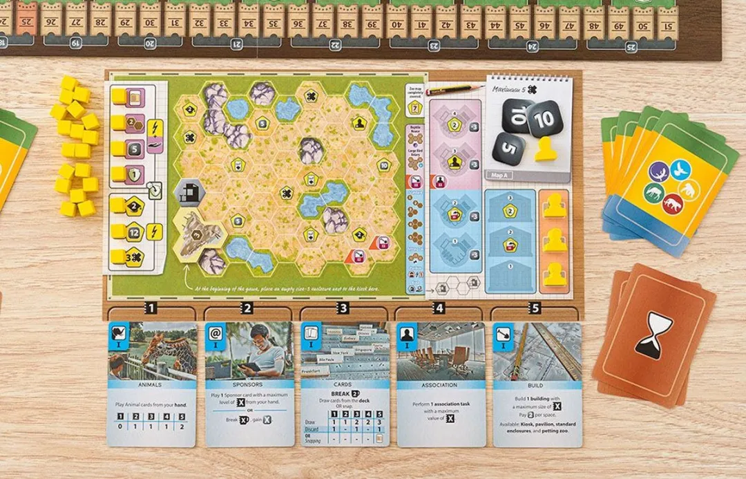 White Goblin Games Ark Nova Expertspel WGG2230 - 1-4 Spelers