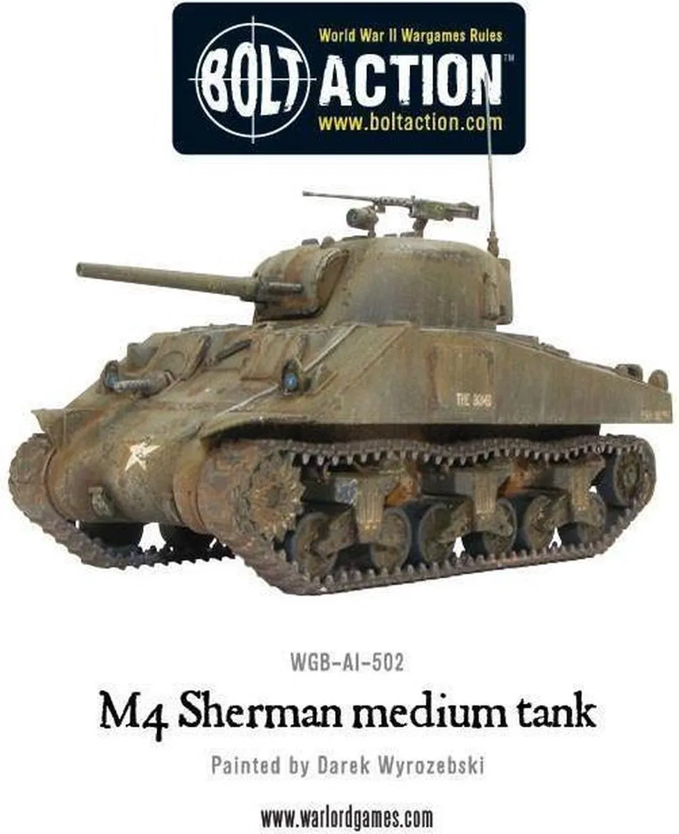 Warlord Games Bolt Action M4 Sherman Medium Tank - 402013006
