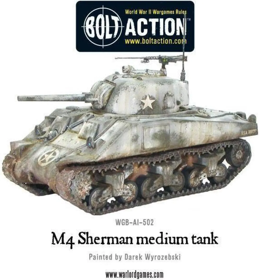 Warlord Games Bolt Action M4 Sherman Medium Tank - 402013006