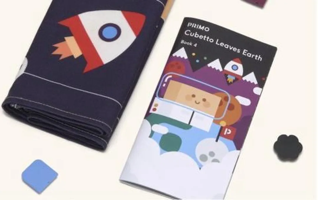 Primo Toys PRIMO008A-DE Cubetto STEM Coding Adventure Pack Deep Space Uitbreidingsset – Vanaf 3 jaar