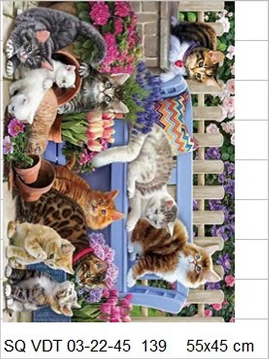 VDTOYS Diamond Painting VDTB139 - Groot formaat 55x45cm - Full Drill