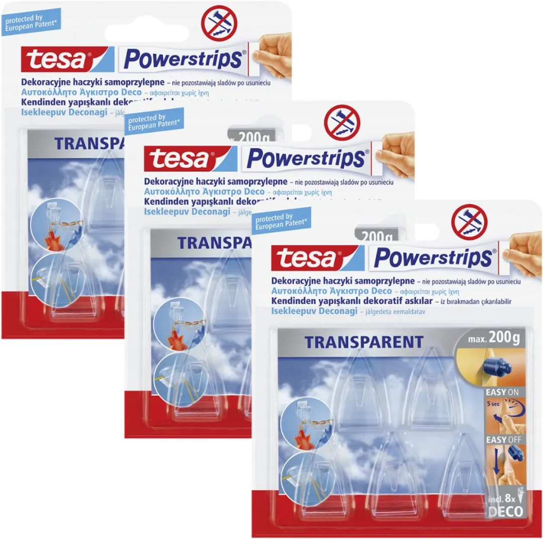 Tesa Powerstrips Zelfklevende Haken