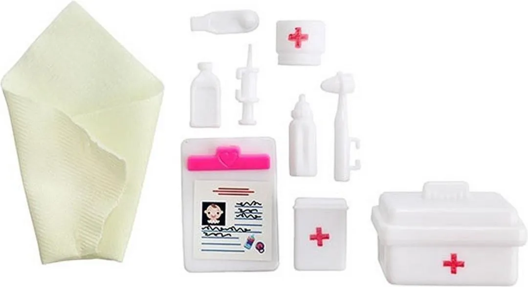 Toi-Toys Lauren Deluxe Dokter Meisjespop 26cm - 16-delig Multicolor