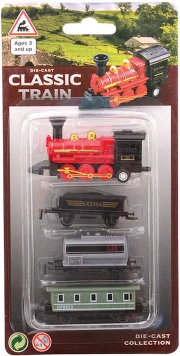 Johntoy JT26069 Diecast Trein Multikleur