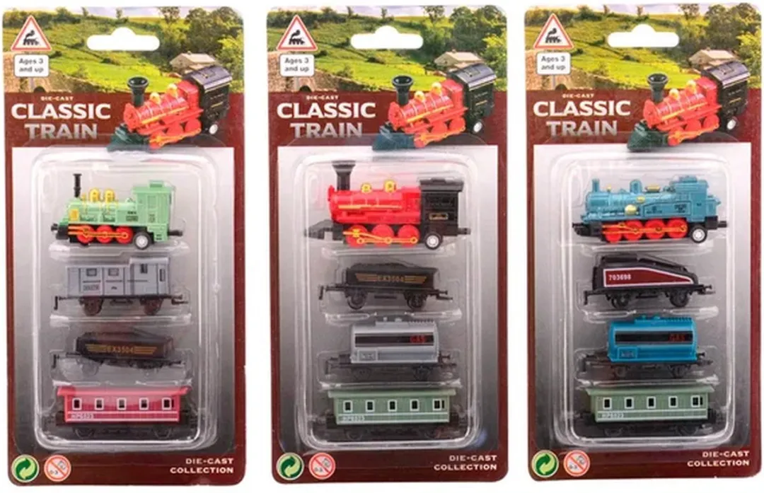 Johntoy JT26069 Diecast Trein Multikleur