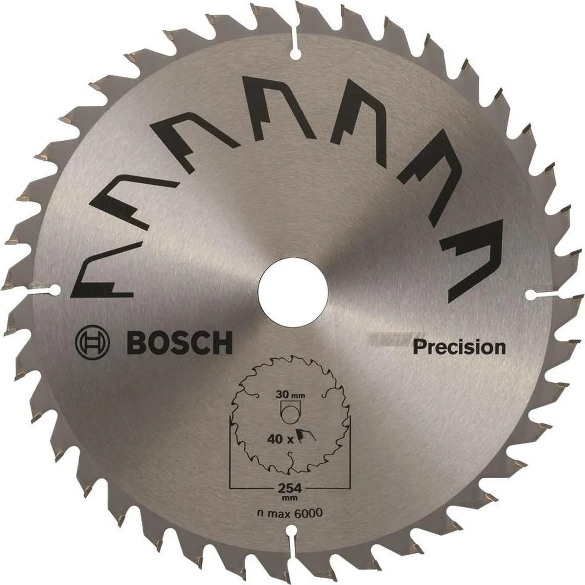Bosch Precision 254x2x30 T40 Cirkelzaagblad