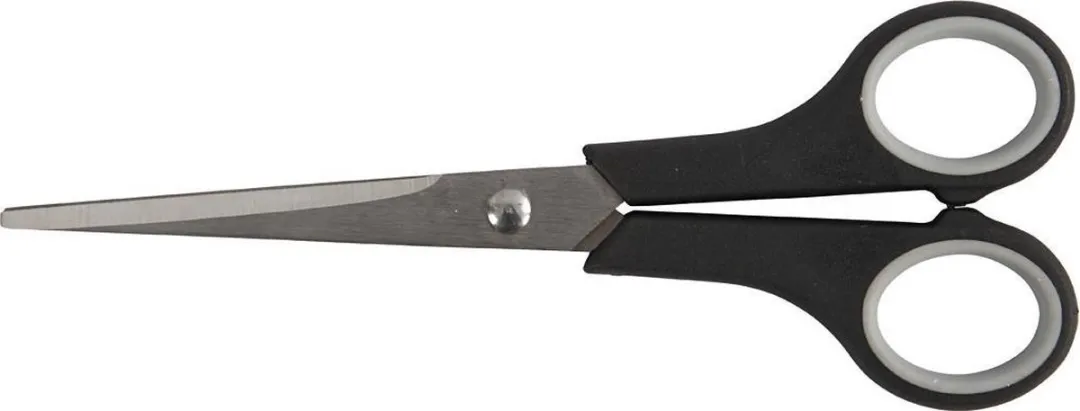 Creativ Company Kinderschaar 17cm - 12 Stuks - Zwart
