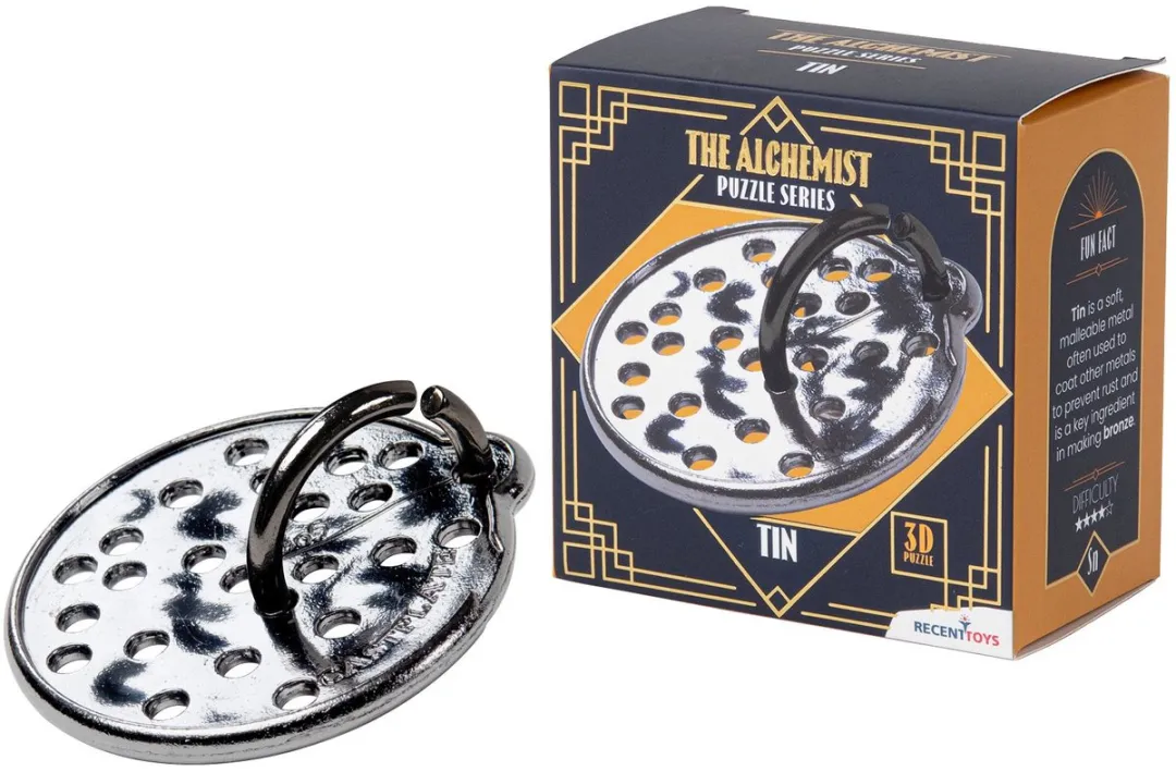 Recent Toys The Alchemist Tin Brainpuzzle