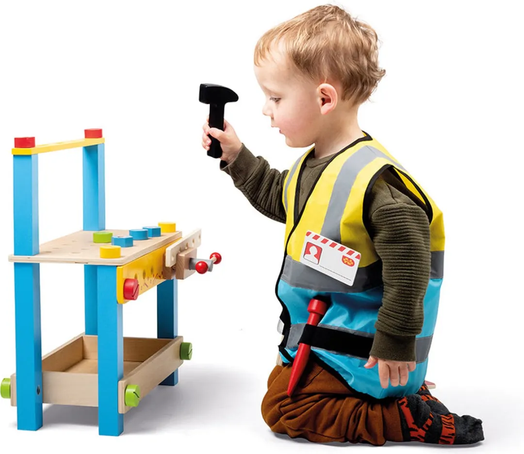 BIGJIGS Bouwvakker Verkleedset 3-5 jaar - Multicolor