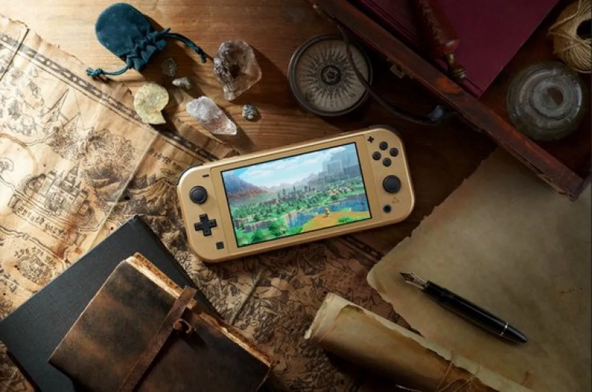 Nintendo Switch Lite Hyrule Edition - 32GB - Goud - afbeelding 6 van 6