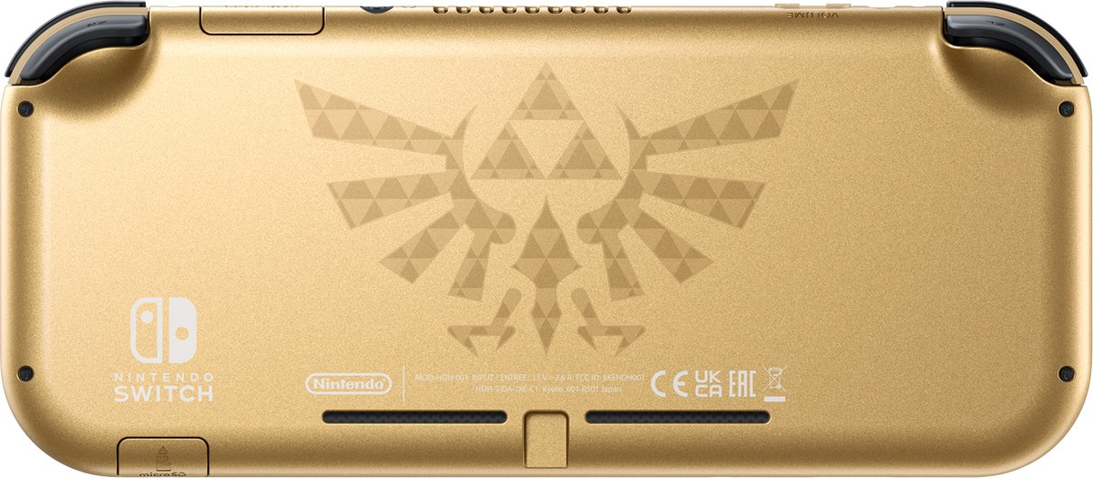 Nintendo Switch Lite - Hyrule Edition - Hylian Crest - 12 maanden Nintendo Switch Online + Uitbreidingspakket
