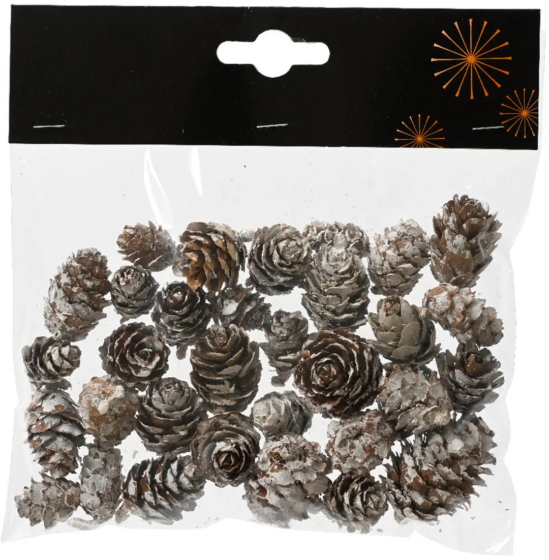 Decoris Kleine Dennenappeltjes - 120 Stuks