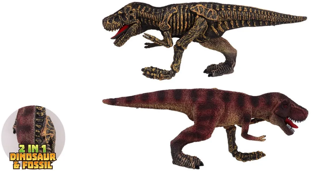 Johntoy Dierenwereld Dinosaurus 2-delig Multicolor
