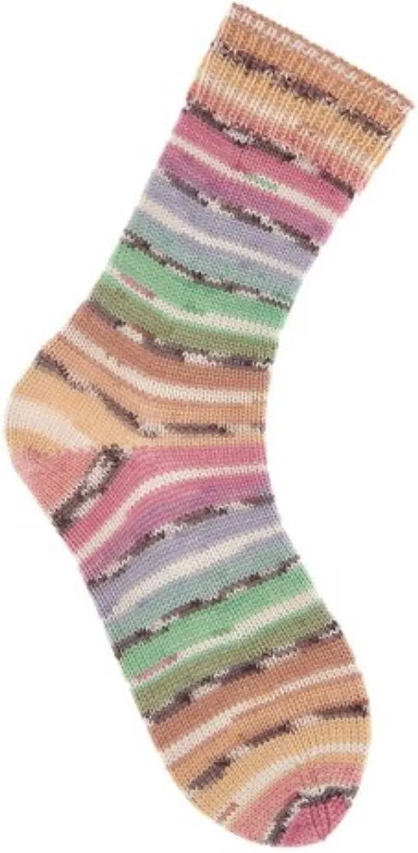 Rico Design Socks Bamboo Rainbow Sokkenwol 100g