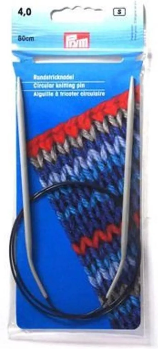 Prym Rondbreinaald ALU 80cm 4,00mm - Grijs