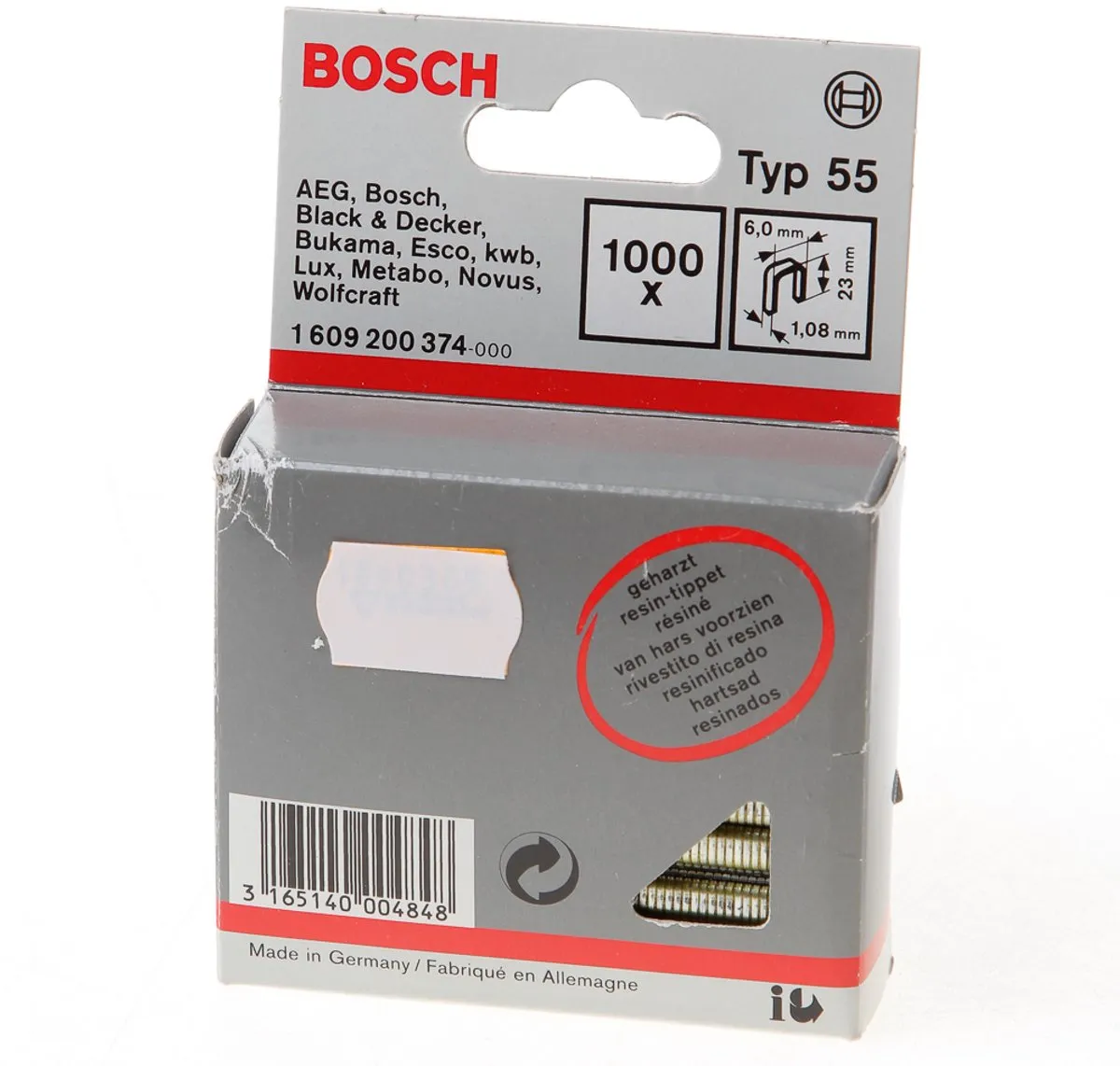 Bosch Niet met Smalle Rug Type 55 2609200227 - 3000 Stuks - afbeelding 6 van 6