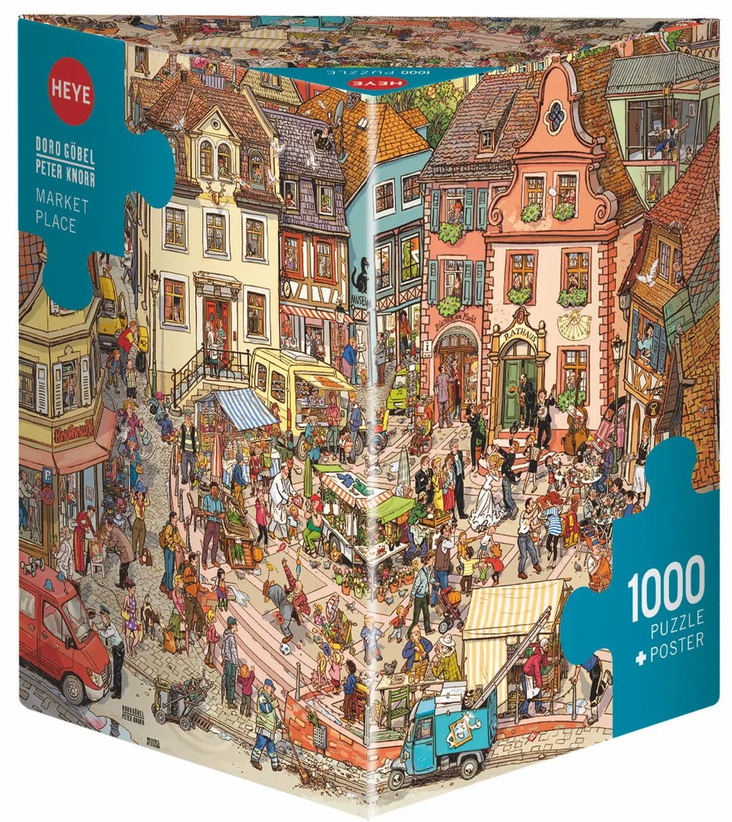 Heye Göbel/Knorr Market Place Legpuzzel 1000 Stuks - Multicolor