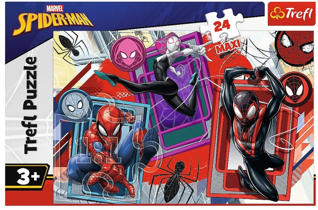 Trefl Spiderman Maxi Puzzel 24 Stuks - Multicolor