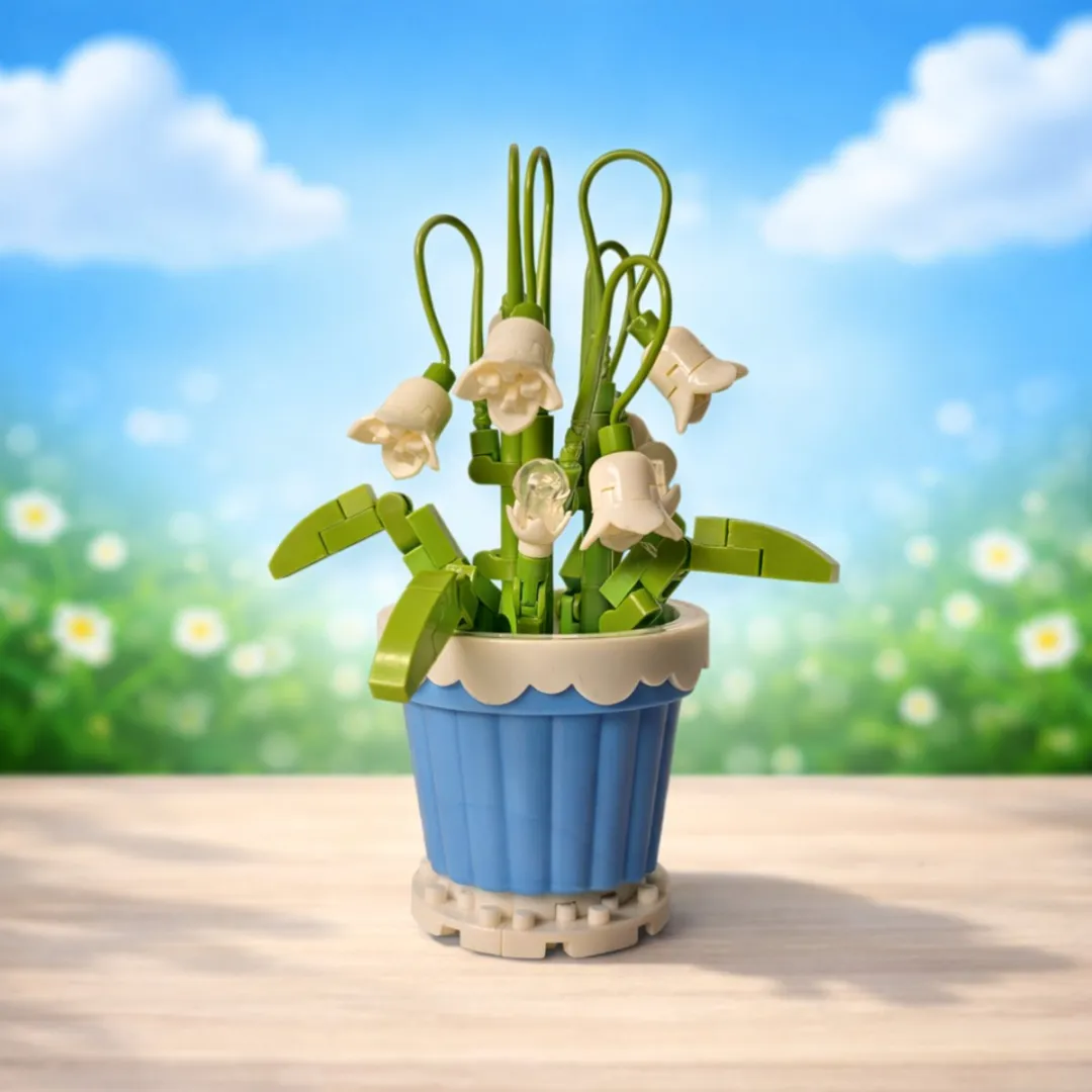 Shantou Toys DIY Bouwbloem Lelietje-van-dalen