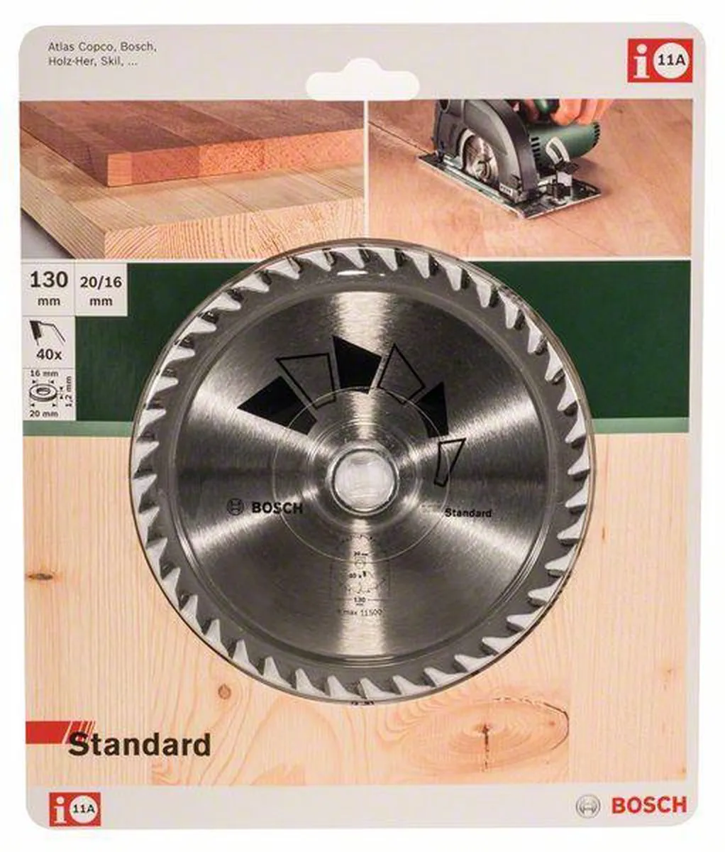 Bosch Professional Cirkelzaagblad Basic 130mm 40 Tanden