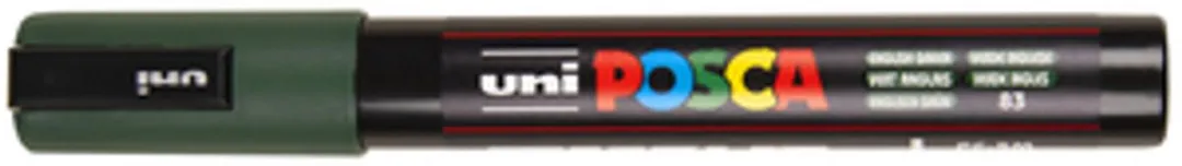 Posca PC-5M Medium Tip Verfstiften - Donkergroen - 6 Stuks