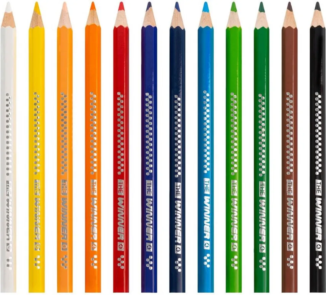 Eberhard Faber Tri Winner EF-518212 Kleurpotloden - 12 Stuks