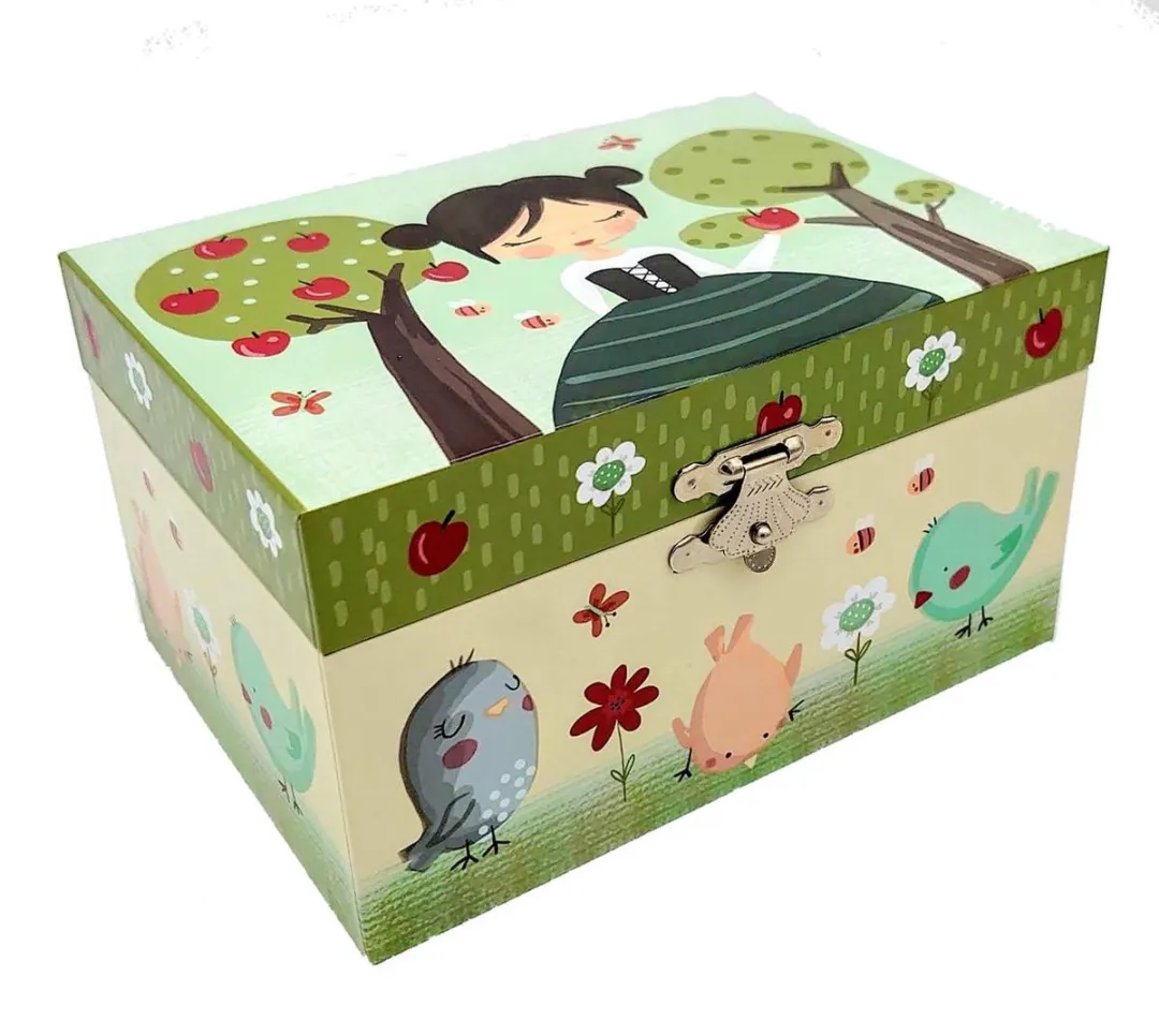 Simply for Kids Muziekdoosje Appelboom - Dansend Meisje Groen