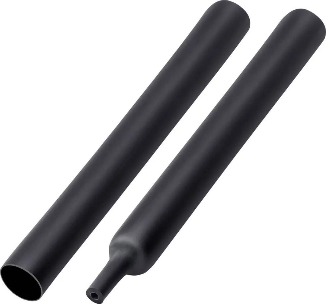 Tru Components T1904CA047 Krimpkous met lijm - Zwart 19mm