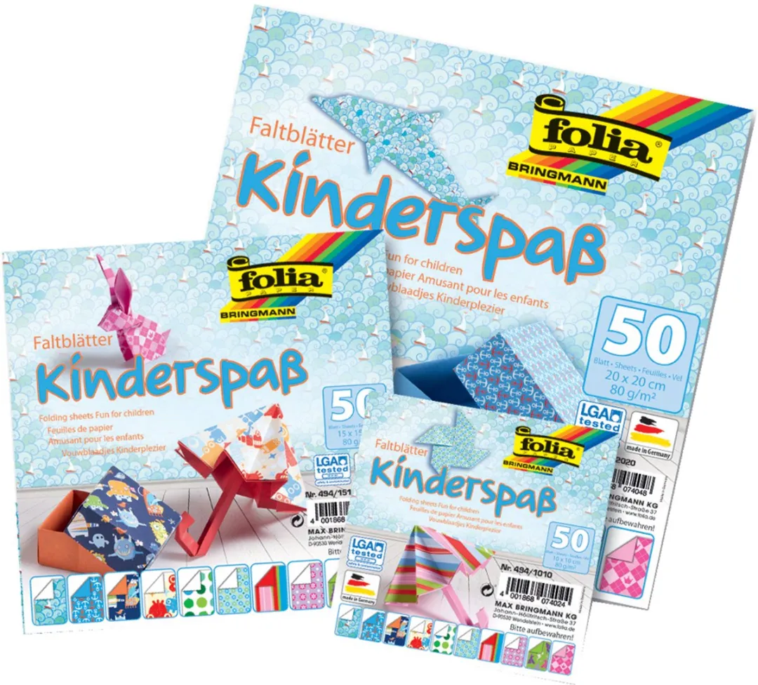 Folia Paper Origamipapier Multikleur - 50 Stuks