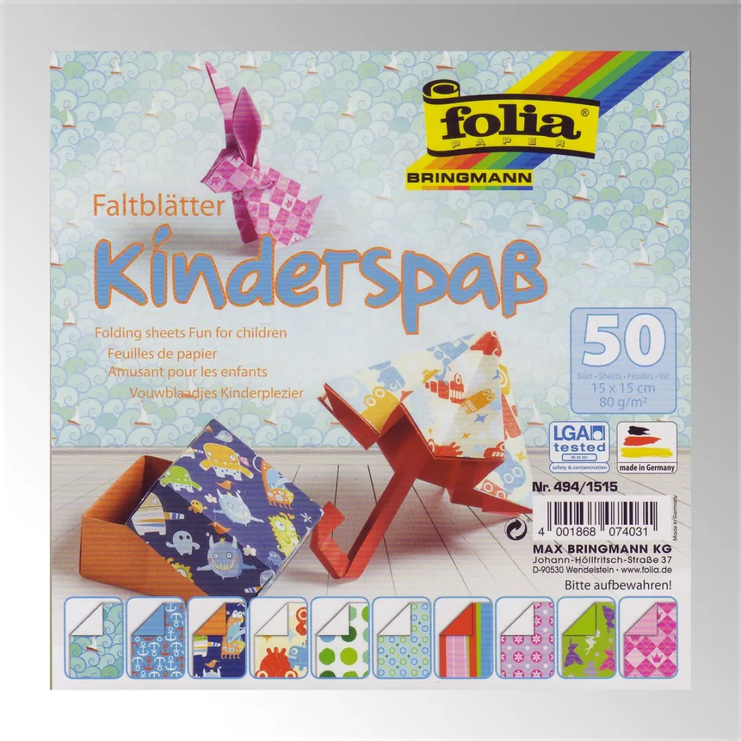 Folia Paper Origamipapier Multikleur