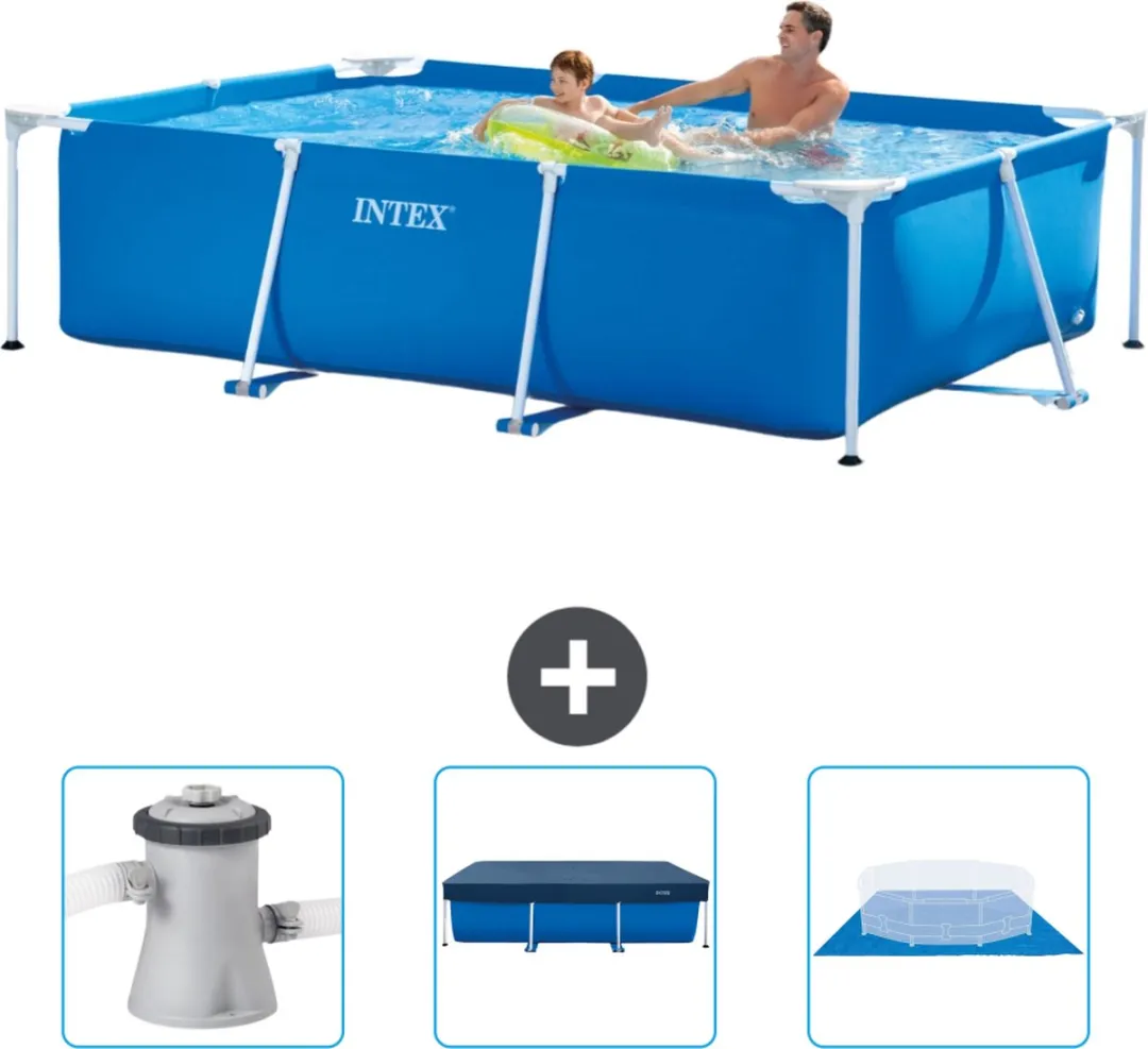 Intex Frame Zwembad 260x160x65cm Blauw