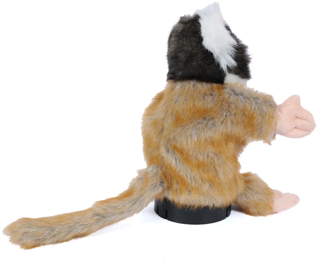 PIA Soft Toys Doodshoofdaapje Handpop - 30 cm