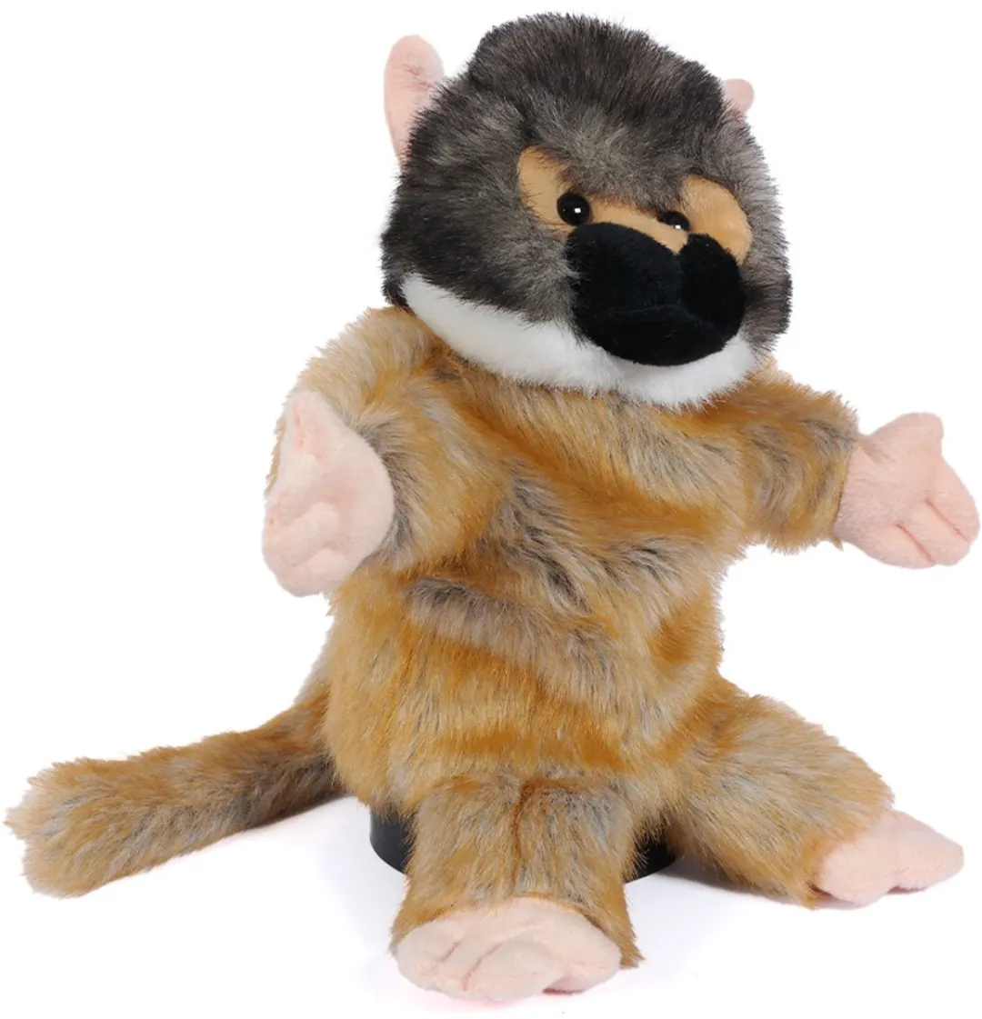 PIA Soft Toys Doodshoofdaapje Handpop