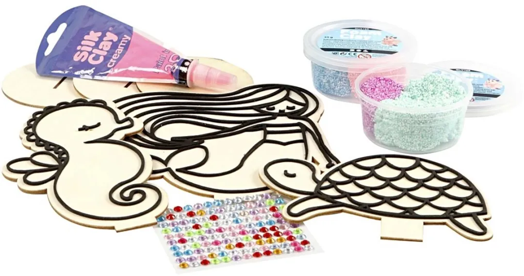 Foam Clay Zeemeermin Multicolor - 1 Stuk