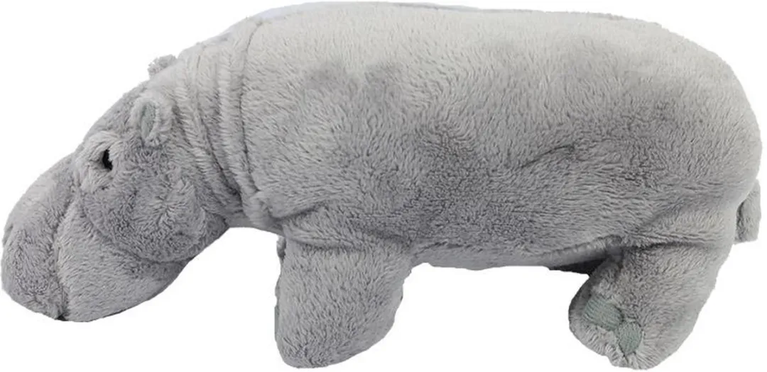 PIA Soft Toys Knuffel Nijlpaard - Grijs 23cm