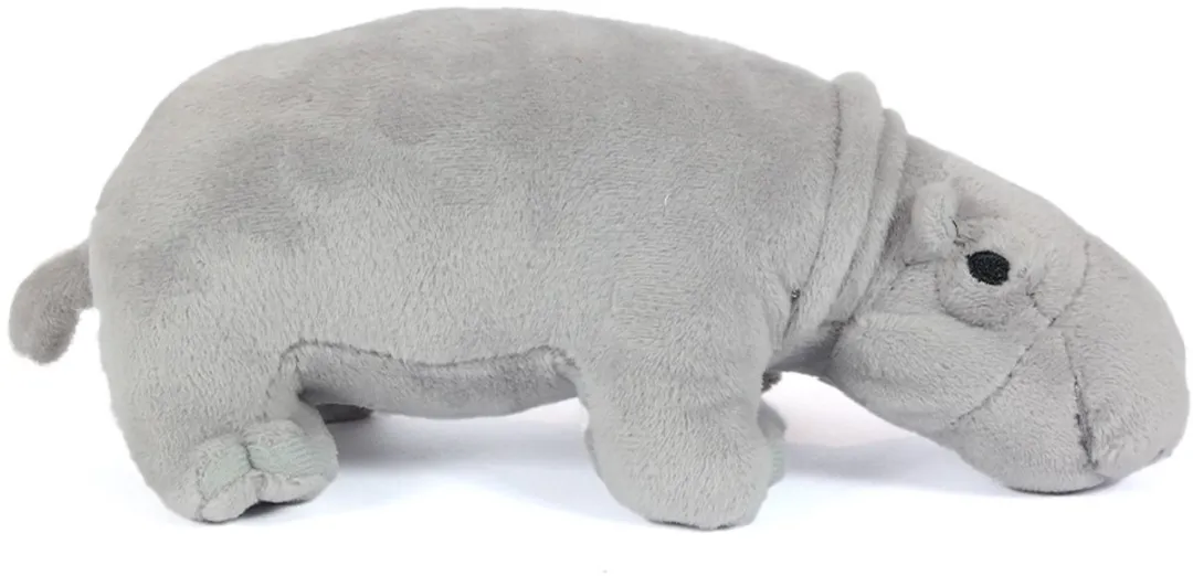 PIA Soft Toys Knuffel Nijlpaard - Grijs 23cm